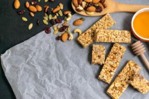 Υγιεινές μπάρες δημητριακών με μπανάνα