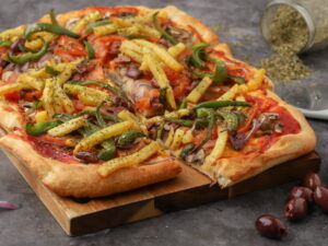 νηστίσιμη πίτσα